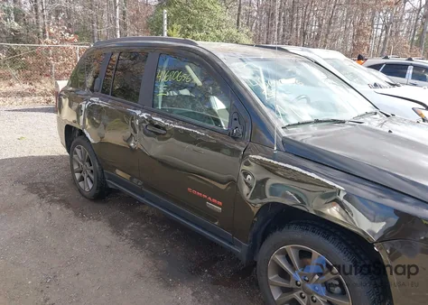 2016 Jeep Compass 75Th Anniversary из США, поврежденный, VIN 1C4NJDBB1GD809941